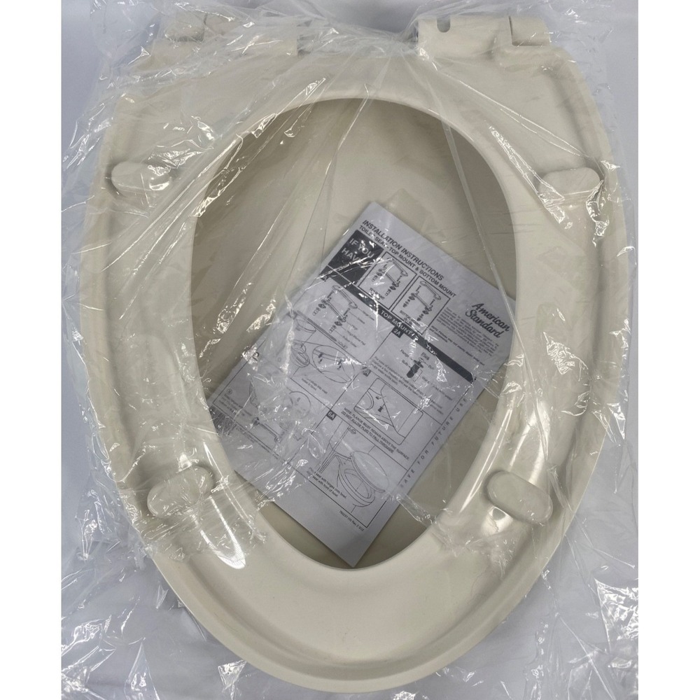 American Standard Toilet Seat Elongated Linen Slow-Close Lift-Off 5024A65G.222